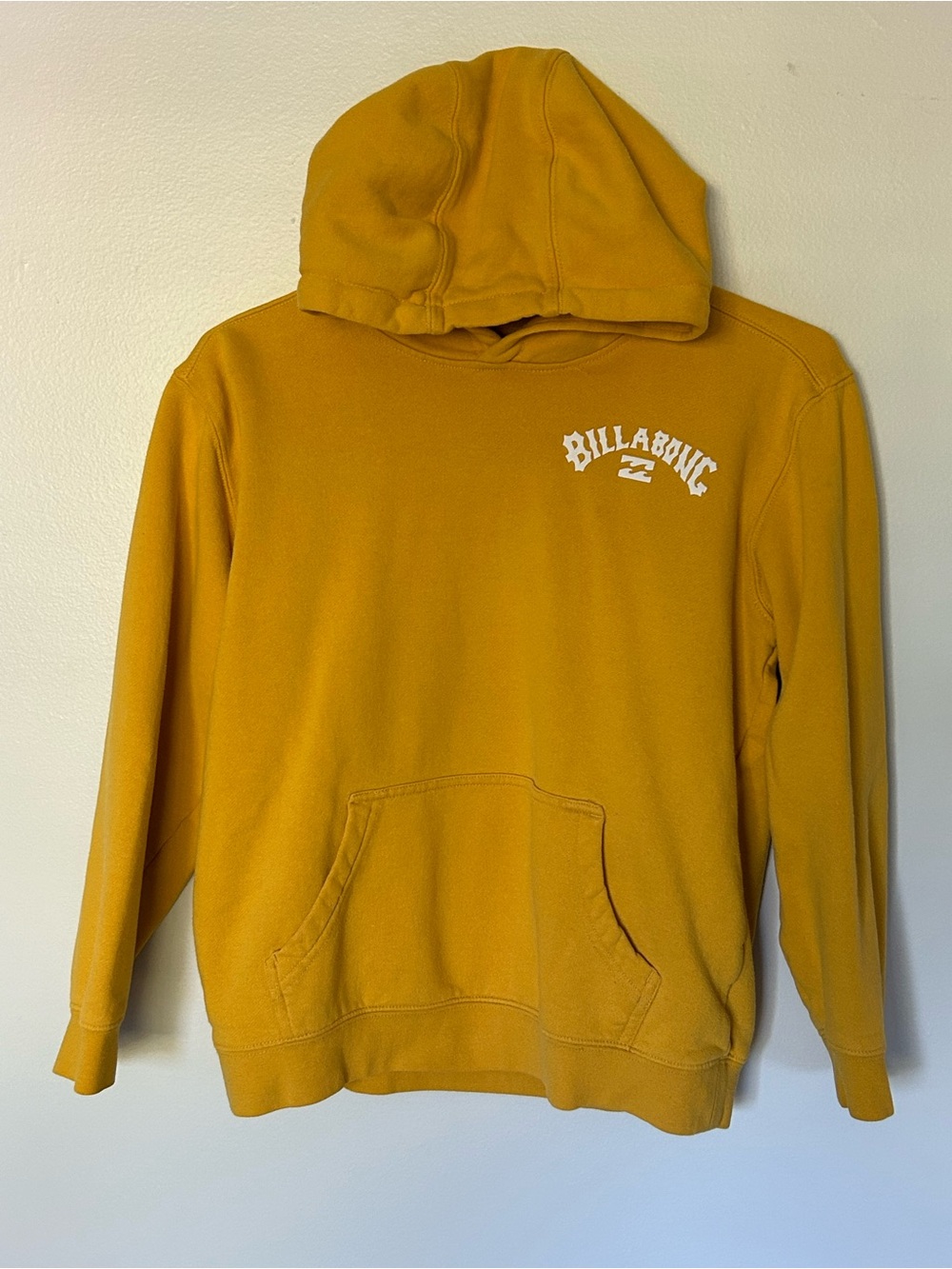 Billabong Boys XL 14/16 Mustard Yellow Pullover Hoodie